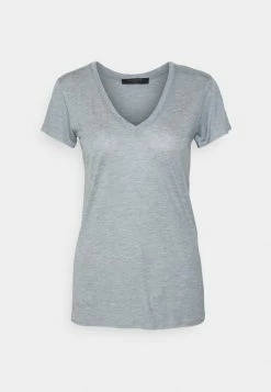 AllSaints EMELYN SHIMMER TEE - Basic T-shirt - Flint Blue