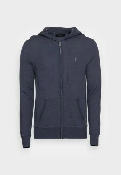 AllSaints MODE ZIP HOODY - Cardigan - Hazed Blue Marl -AllSaintsSales 020142d65431472e8c2f2c9f596a558d