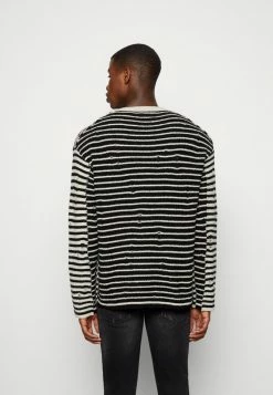 AllSaints PARK CREW - Jumper - Grey Marl/black -AllSaintsSales 055959a809ae49daa3e5cdc89630a5bb