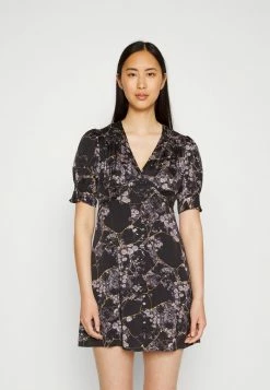AllSaints DEMI BURUBERU DRESS - Day Dress - Black