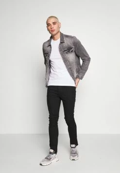 AllSaints TONIC CREW 3 PACK - Basic T-shirt - Optic/black/grey