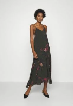 AllSaints ESSEY NILA DRESS - Cocktail Dress / Party Dress - Dark Khaki Green