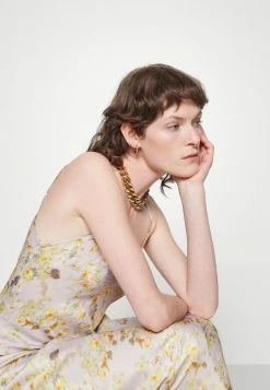 AllSaints BRYONY MOMO DRESS - Cocktail Dress / Party Dress - Yellow -AllSaintsSales 084f7b88ca4344498002bfb71ab5606c