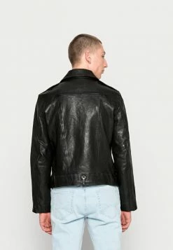 AllSaints SORA BIKER - Leather Jacket - Black -AllSaintsSales 08a19ffa7bb74bec9971a02800457d1a