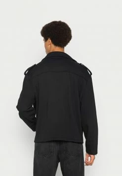 AllSaints VIKAN BIKER JACKET - Summer Jacket - Jet Black -AllSaintsSales 0a17f06b67b54afe866141b84a7daec9