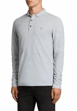AllSaints REFORM - Polo Shirt - Grey Marl -AllSaintsSales 0b072d2c74634f6aba2646cedd9870f0