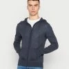 AllSaints MODE ZIP HOODY - Cardigan - Hazed Blue Marl