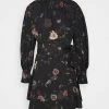 AllSaints LUNA KANESHON DRESS - Day Dress - Black -AllSaintsSales 107e38efd0a34594a81d5361718d87e7