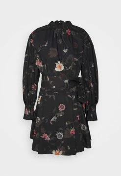 AllSaints LUNA KANESHON DRESS - Day Dress - Black
