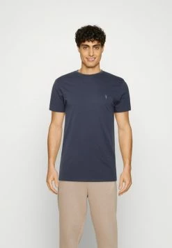 AllSaints TONIC CREW - Basic T-shirt - Dark Blue
