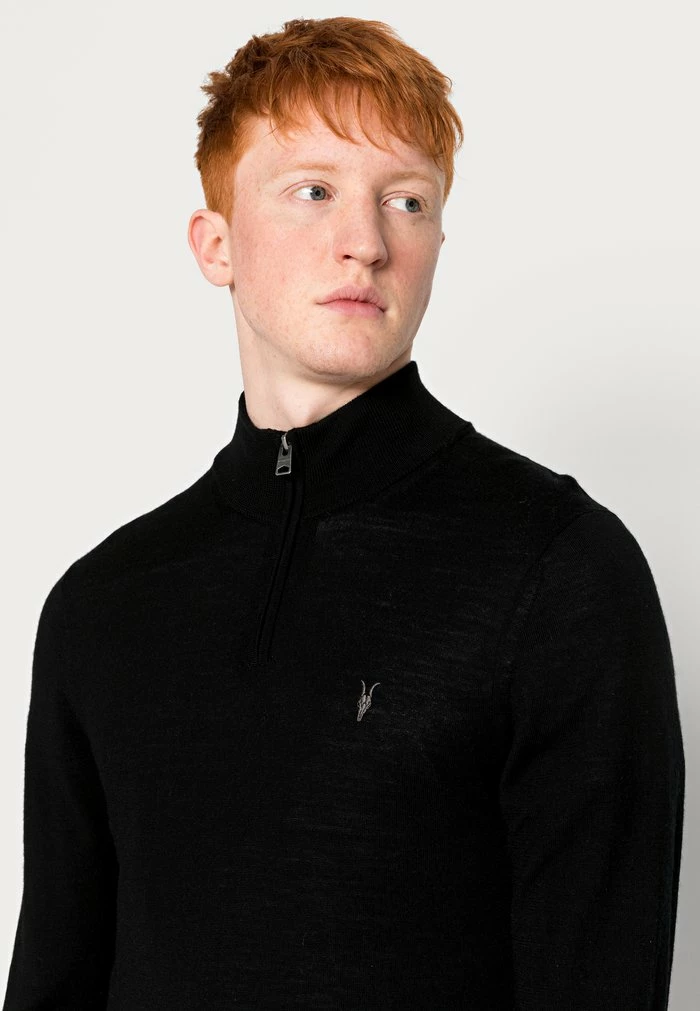 MODE ZIP FUNNEL - Jumper - black AllSaints MODE ZIP FUNNEL - Jumper - Black -AllSaintsSales 147ce2156da1469ba56e6fe5265a9942