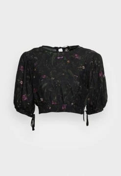AllSaints ASTA HELIGAN - Blouse - Black -AllSaintsSales 164b2aeffb714b56beed77ae34f7360e