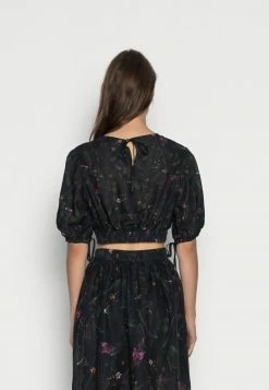 AllSaints ASTA HELIGAN - Blouse - Black -AllSaintsSales 17bf4a6fa54f47f698fa7353f0fedf67