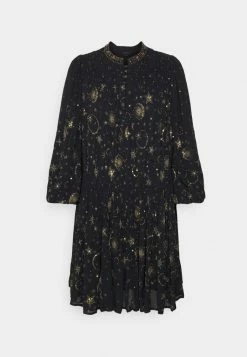 AllSaints ISOBELLA SELENE DRESS - Day Dress - Black -AllSaintsSales 18bda77792f445a0ae58f775bb39a375