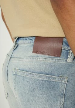 AllSaints JACK DAMAGED - Straight Leg Jeans - Light Indigo -AllSaintsSales 1b6f0d70edbc4223a011863ea075e51b