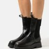 AllSaints AMBER CROC BOOT - Platform Boots - Black -AllSaintsSales 1d6787eec3b242bb9484110b879bea16