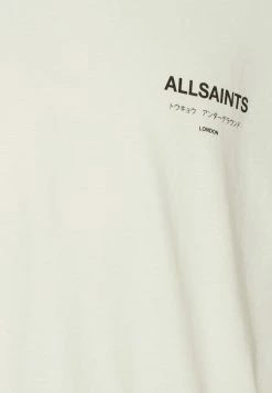 AllSaints Basic T-shirt - Ashen White -AllSaintsSales 216aec10d9ae4ada9f5889a80e31284d