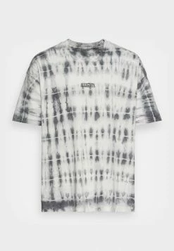 AllSaints MOUNT SS CREW - Print T-shirt - Cloud Slate Blu -AllSaintsSales 21d7aaa3fbab4b4b847ed1ff088669a0
