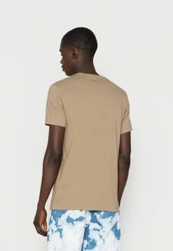 AllSaints TONIC CREW - Basic T-shirt - Ash Khaki Brown -AllSaintsSales 22400af1841343d1959b44092f87002f