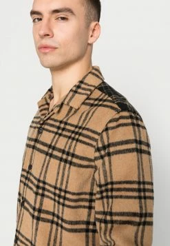 AllSaints STATLAND SHIRT - Shirt - Hazel Brown -AllSaintsSales 22acf3b364b5445cb84cd5cbebba8288