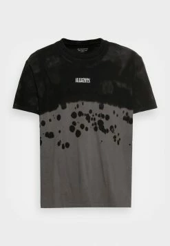 AllSaints KALLEN CREW - Print T-shirt - Jet Black/shaded Gry -AllSaintsSales 23533c2d1151494d9cf94feca7bad95e
