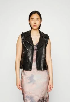 AllSaints MORGAN BIKER - Leather Jacket - Black -AllSaintsSales 23979b23cb894d0a8296036a3867c39e