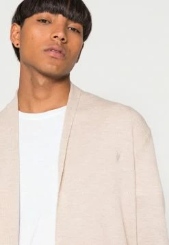 AllSaints MODE OPEN CAR - Cardigan - Taupe Marl -AllSaintsSales 269a6bd55fd14dbeb3d08eb083e7c780
