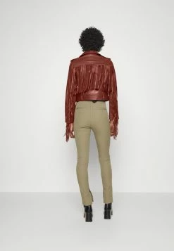 AllSaints AYRA TASSEL JACKET - Leather Jacket - Copper Red -AllSaintsSales 29d10b5c62fc4259a4b986a4800a7c47