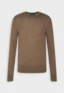 AllSaints MODE MERINO - Jumper - Light Coco Brown Mеlange -AllSaintsSales 2bdfe8067b754bb5abb5bf487b851160