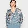 AllSaints PRESLIE KUROYURI - Blouse - Blue -AllSaintsSales 2edee23b14f84f8396f2af634778f081