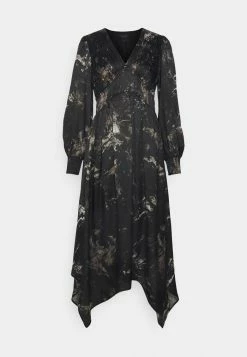 AllSaints ESTELLE TITANIA DRESS - Day Dress - Black -AllSaintsSales 2f17a7b2893d4b0ab67e15c4a5c10f5a