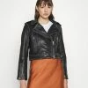 AllSaints AYRA BIKER - Leather Jacket - Black -AllSaintsSales 2f6286af80dd47788460cf2d29b64e46