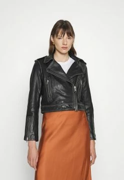 AllSaintsSales 10 AllSaints AYRA BIKER - Leather Jacket - Black