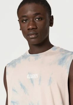 AllSaints COLTEN CREW - Top - Pink/ice Blue -AllSaintsSales 30b7464269f8495389a67b23cf0158b1