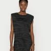 AllSaints ZEBRA TANK DRESS - Day Dress - Washed Black -AllSaintsSales 37155918d7f241be81b5accef1340850