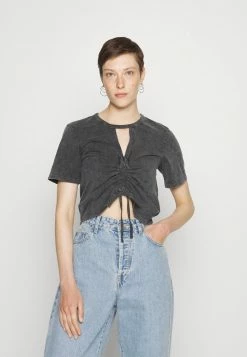 AllSaints GIGI TEE - Print T-shirt - Acid Washed Black -AllSaintsSales 3844296b0ec1498ba4cf8c3654a6adb8