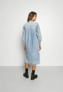 AllSaints KIKI DRESS - Denim Dress - Light Indigo -AllSaintsSales 39d2b268a2ac47c9a1347c65a3bd56a2