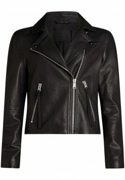AllSaints DALBY - Leather Jacket - Black -AllSaintsSales 3aef5c7273554a4b9040b193635771db