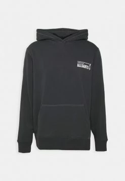AllSaints ALNA HOODY - Sweatshirt - Washed Black