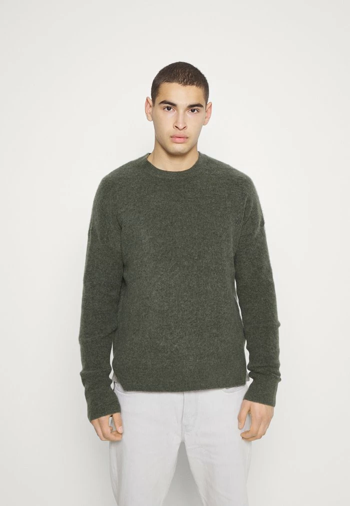 WINTLEV CREW - Jumper - tarragon green AllSaints WINTLEV CREW - Jumper - Tarragon Green -AllSaintsSales 3b272cb9ac954071b0410d0ed7e85eab