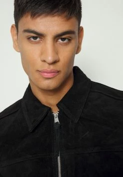 AllSaints HALCROW JACKET - Leather Jacket - Black -AllSaintsSales 3b34f6be34eb40c68a336d32478c0aa6