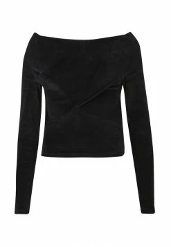 AllSaints DELTA VELVET - Jumper - Black -AllSaintsSales 3b51846e120f41d0b8fd4ebcb666672b
