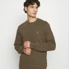AllSaints RAVEN CONTRAST CREW - Sweatshirt - Woodland Brown -AllSaintsSales 3e9b9f14e6a24405a40687dada5a4b20
