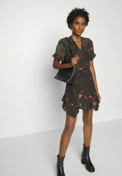 AllSaints FRANKIE NILA DRESS - Cocktail Dress / Party Dress - Dark Khaki Green -AllSaintsSales 40b30b63e8d64d9b84d033a26d9e878e