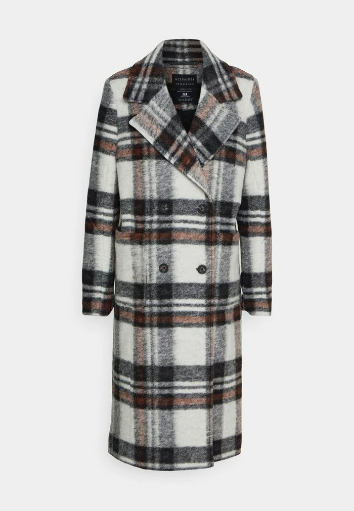 Classic coat - black/white/brown AllSaints Classic Coat - Black/white/brown -AllSaintsSales 4118efb1673a4c43ba809ebc13288105