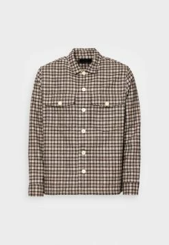 AllSaints BURBANK SHIRT - Shirt - Dusted Sand/taupe -AllSaintsSales 41c80d52985943fe9636e28cbd9650d5