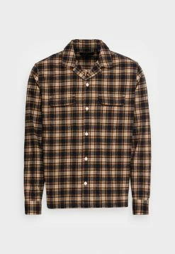 AllSaints DISTANCIA SHIRT - Shirt - Havana Brown -AllSaintsSales 429f287ef593439aa50b0c2ce0045fbd