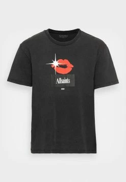 AllSaints KISS CREW - Print T-shirt - Black -AllSaintsSales 43388f3e3fde45b0a3bd99ef18fe9026