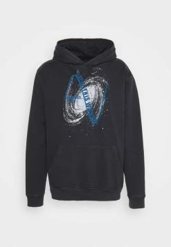 AllSaints INTERGALACTIK HOODY - Sweatshirt - Washed Black -AllSaintsSales 43851a4c1ce84422abf61630f779ae30