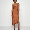 AllSaints ALEXIA DRESS - Cocktail Dress / Party Dress - Bronze -AllSaintsSales 45cc0a191fe744e58e7c0b5c29a93026